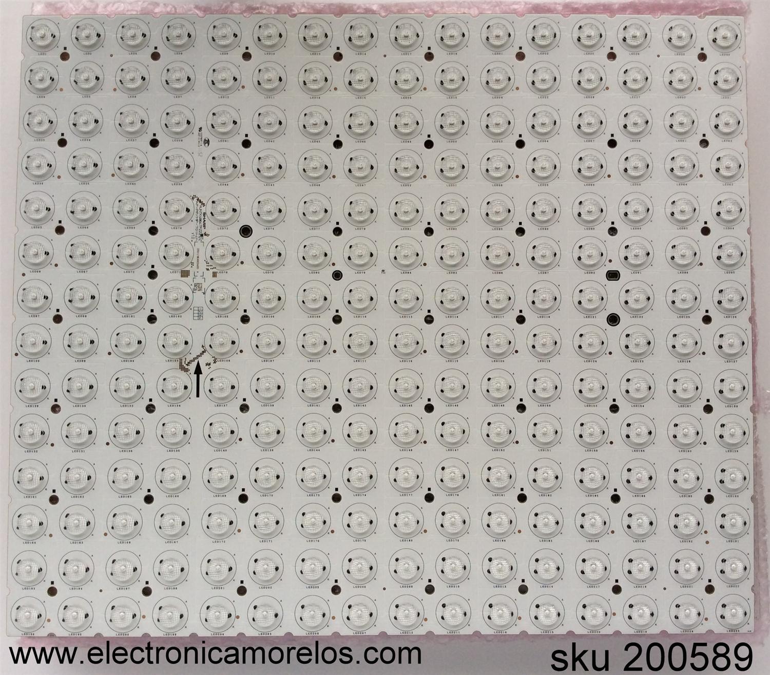 KIT DE LED PARA TV (6 PIEZAS) / SHARP LK695D3GW10Z / RUNTK4864TPZZ / AP-PP/MP-70inch / MODELO PRO-70X5FD